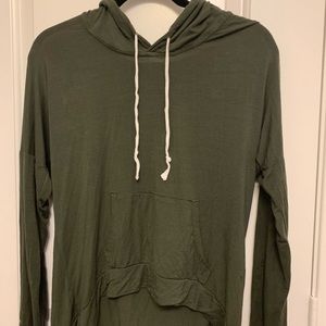navy green hoodie/shirt